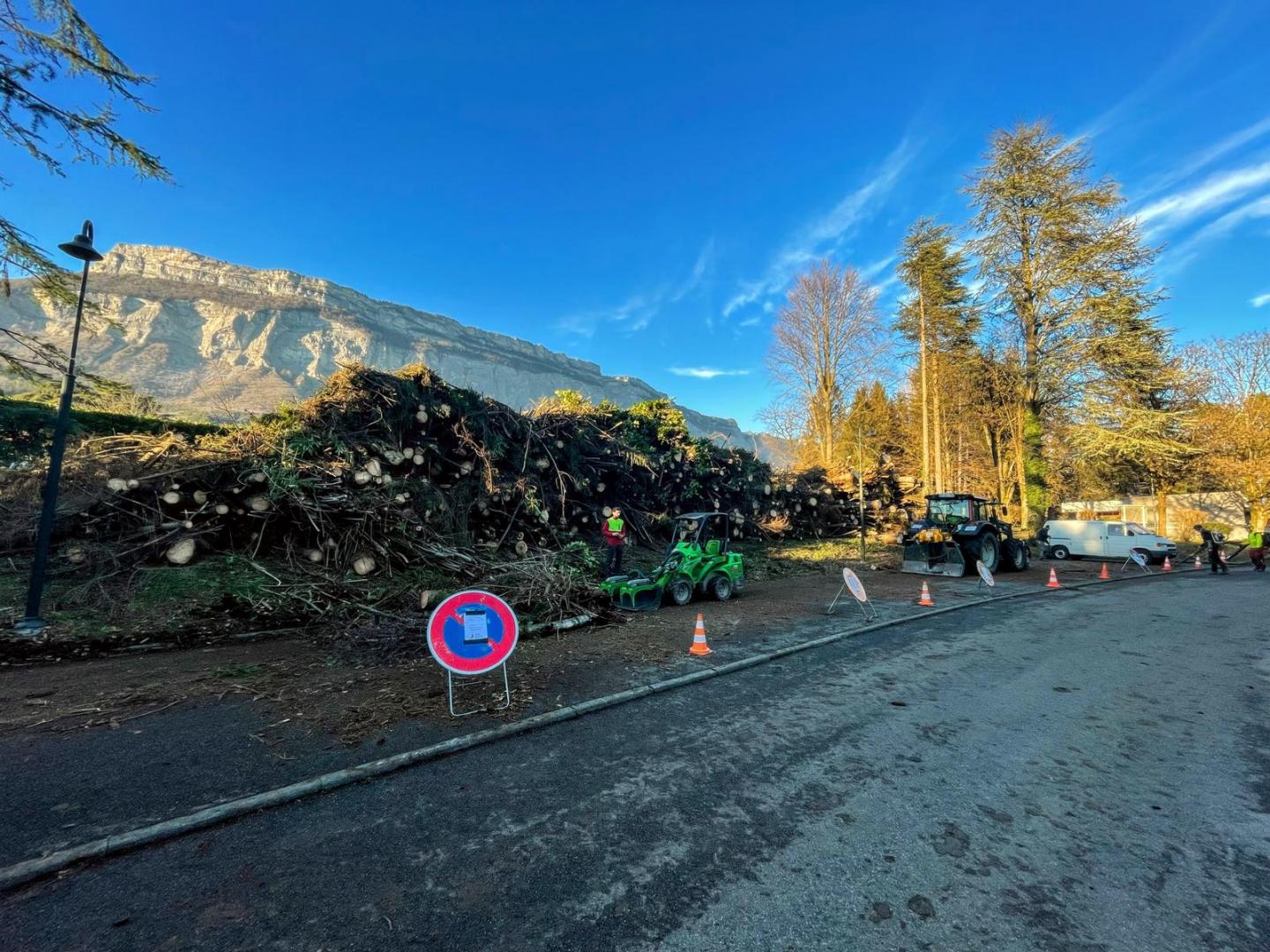 Travaux forestier, Biviers