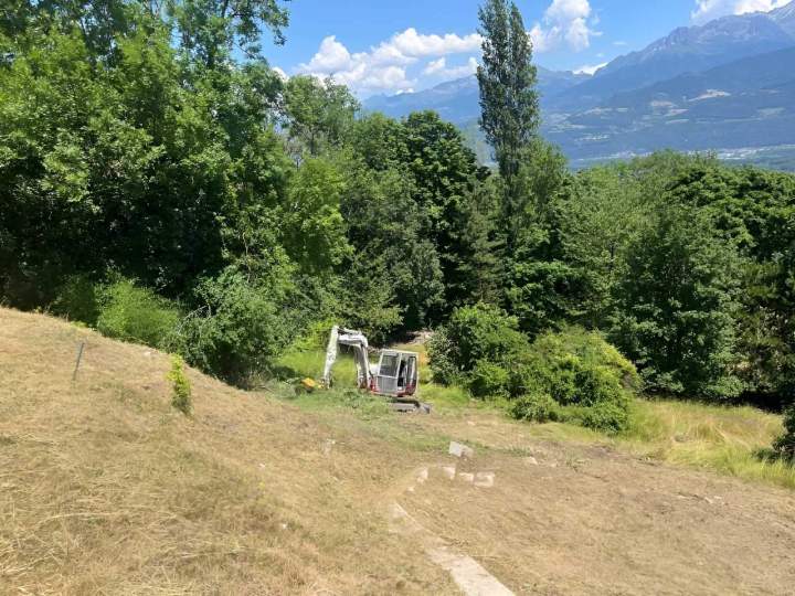Débroussaillage site sécurisé et propre Grenoble